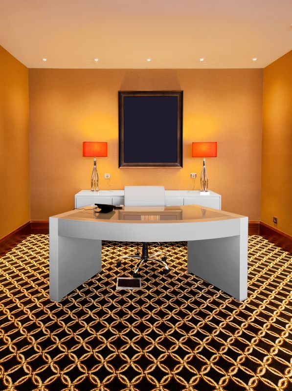 Home Office with Inspiring Colors